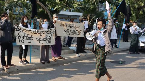 Myanmar Army Blocks Facebook As First Street Protest Erupts Since Coup