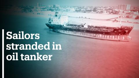 Crew stranded on oil tanker for almost 4 years off the coast of the UAE