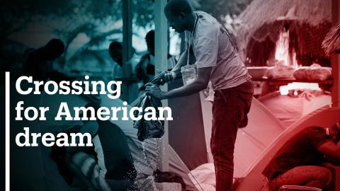 African migrants traverse jungle in search of American dream