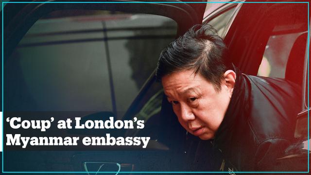 'Coup' at the UK's Myanmar embassy - TRT World