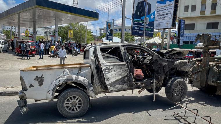 Deadly suicide attack targets Somali capital ahead of presidential vote