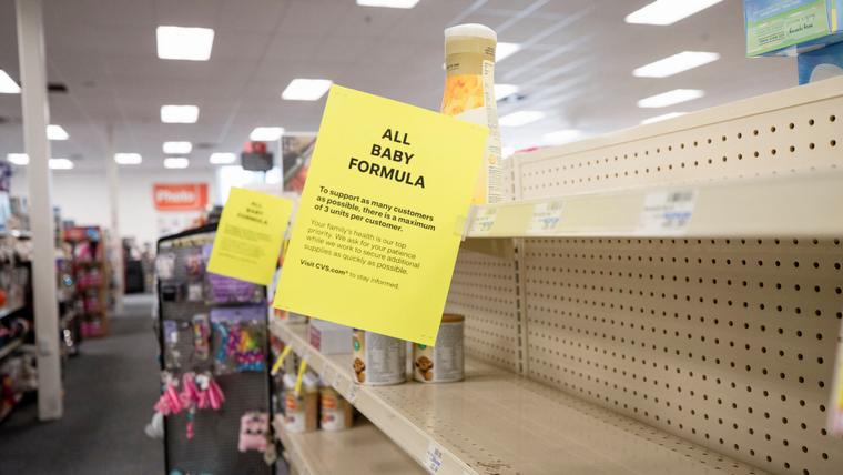 Baby formula shortage gives Biden new headache as Americans 'hoard' food