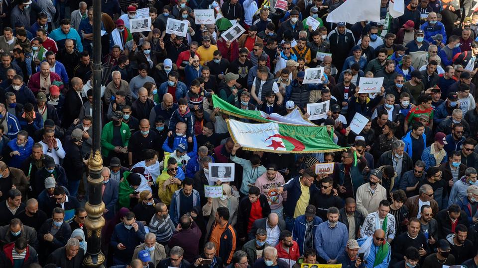 Thousands Protest In Algiers Rejecting Early Elections Set For June