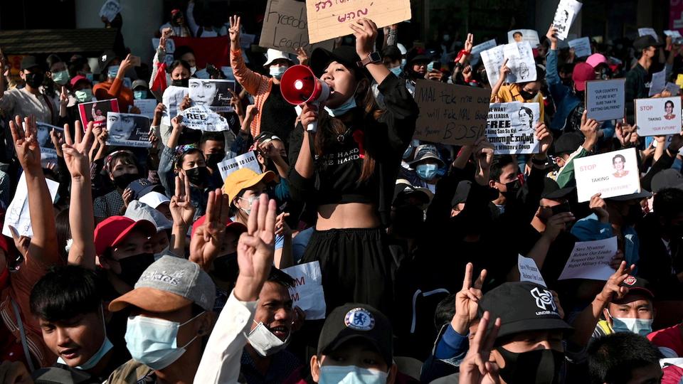 Protesters have discouraged parents and teachers from sending children to schools that still have teachers willing to work, saying it amounted to backing the military regime.