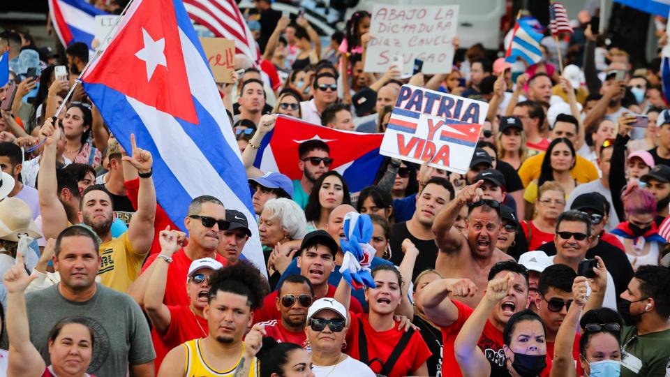 Cuba blames US for unprecedented antigovernment protests