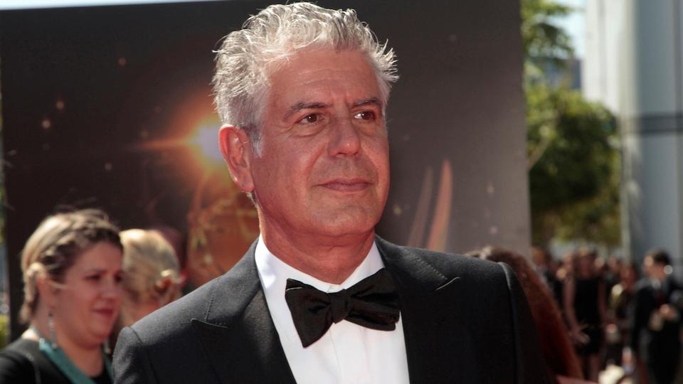 Chef and television personality Anthony Bourdain arrives at the 65th Primetime Creative Arts Emmy Awards in Los Angeles, California September 15, 2013.