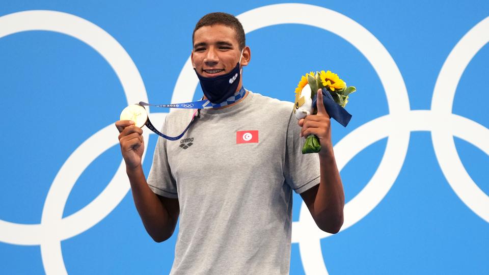 Tunisian teen stuns swimming superpowers with Olympic gold