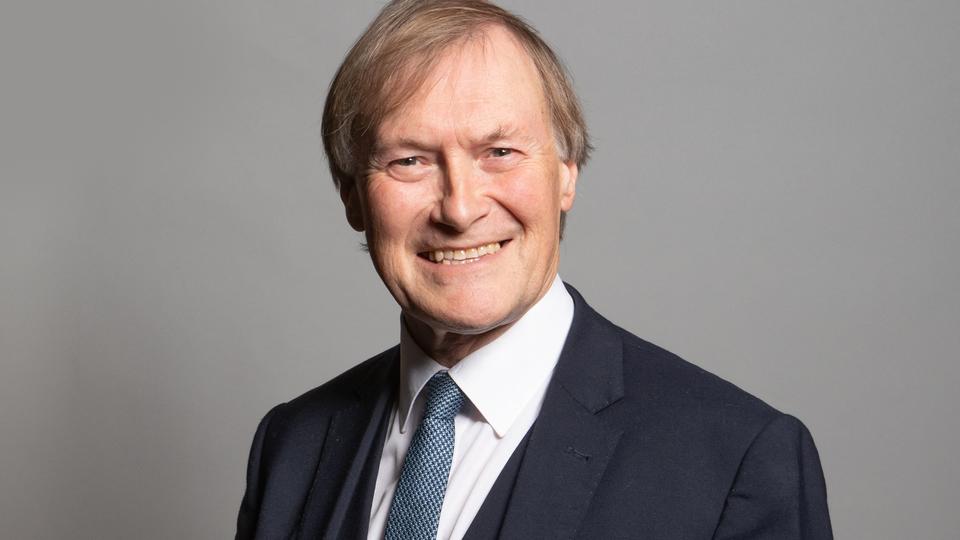 An undated handout photograph released by the UK Parliament shows Conservative MP for Southend West, David Amess.