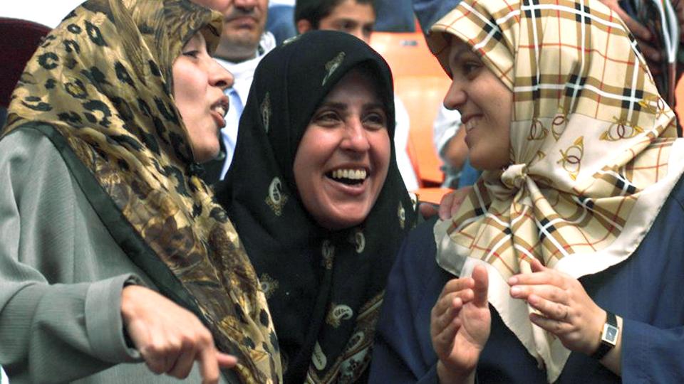 Women were refused access to stadiums after the 1979 revolution in Iran.