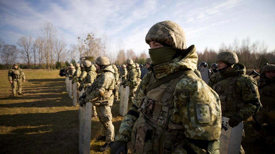 Ukraine's border guard service said it had so far not seen 