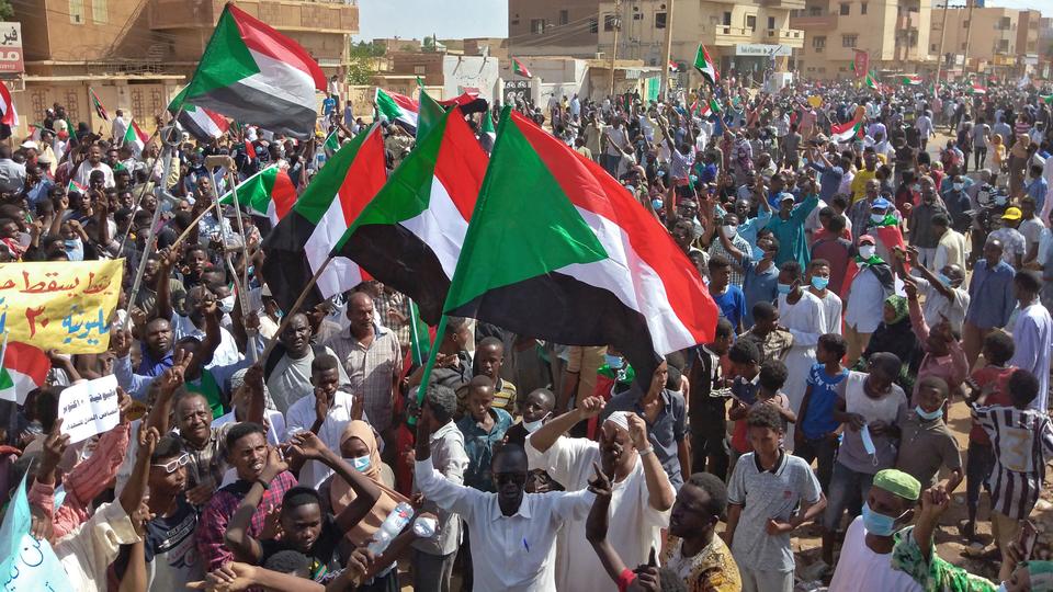 Protests were held two days after coup leader Gen. Abdel Fattah Burhan reappointed himself head of the Sovereign Council, Sudan's interim governing body.