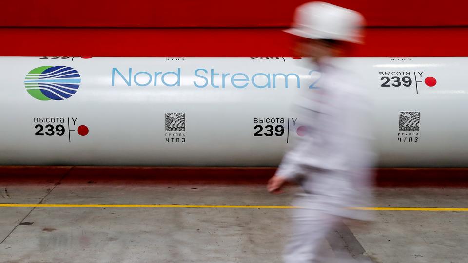US criticises the 1,200-kilometre pipeline, which runs underwater from Russia's Baltic coast to northeastern Germany.