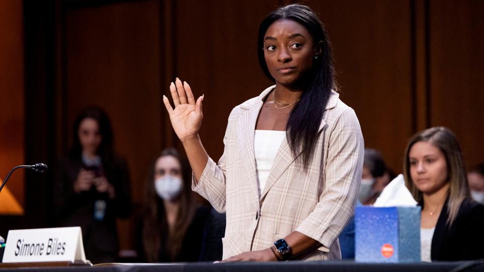 More than 500 women – including Olympic gold medallists Simone Biles (pictured), Aly Raisman and McKayla Maroney – accused Nassar of sexually abusing them throughout his career.