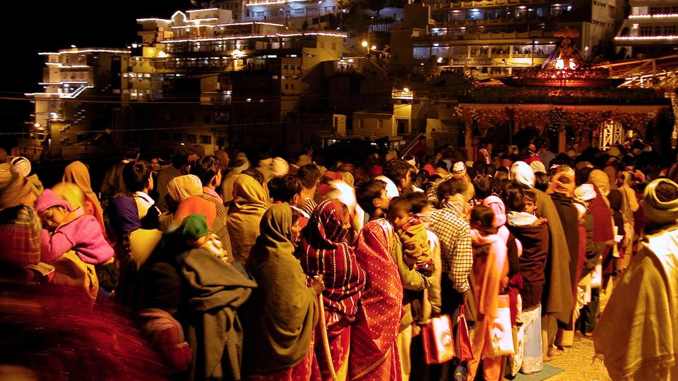 File picture: Hindu devotees wait to enter a holy cave of the Hindu goddess Vaishno Devi, the goddess of power, during the Navratri festival in Trikuta hills about 58 km (36 miles) north of the northern Indian city of Jammu.