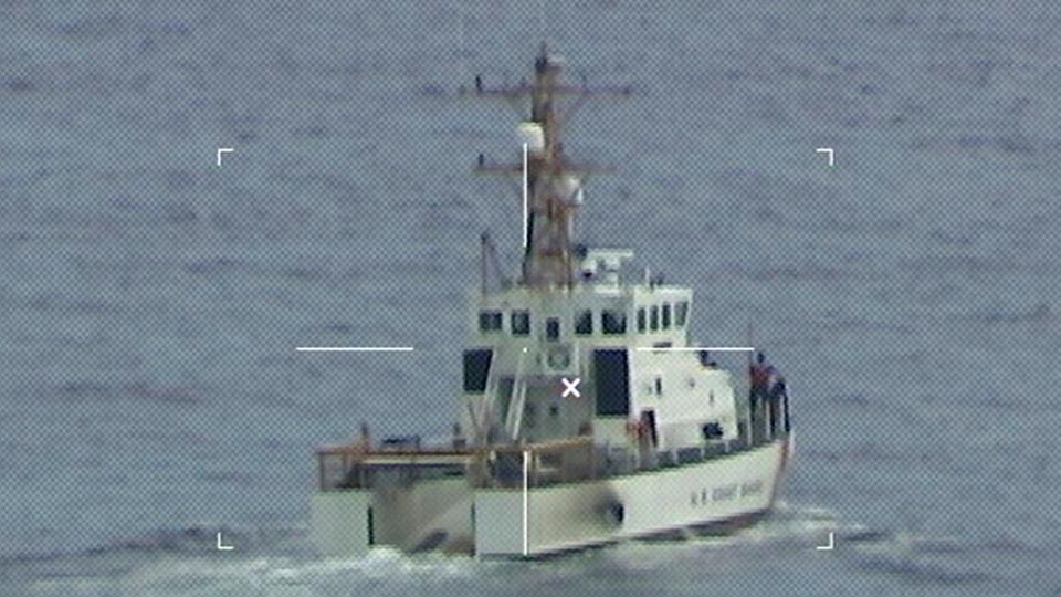 US Coast Guard searched for several days to find 39 people missing from a capsized boat after a solitary survivor was found clinging to the overturned hull.