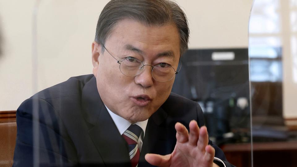 Moon, in his final months in office, has expressed concern over North Korea's expanding weapons programme.