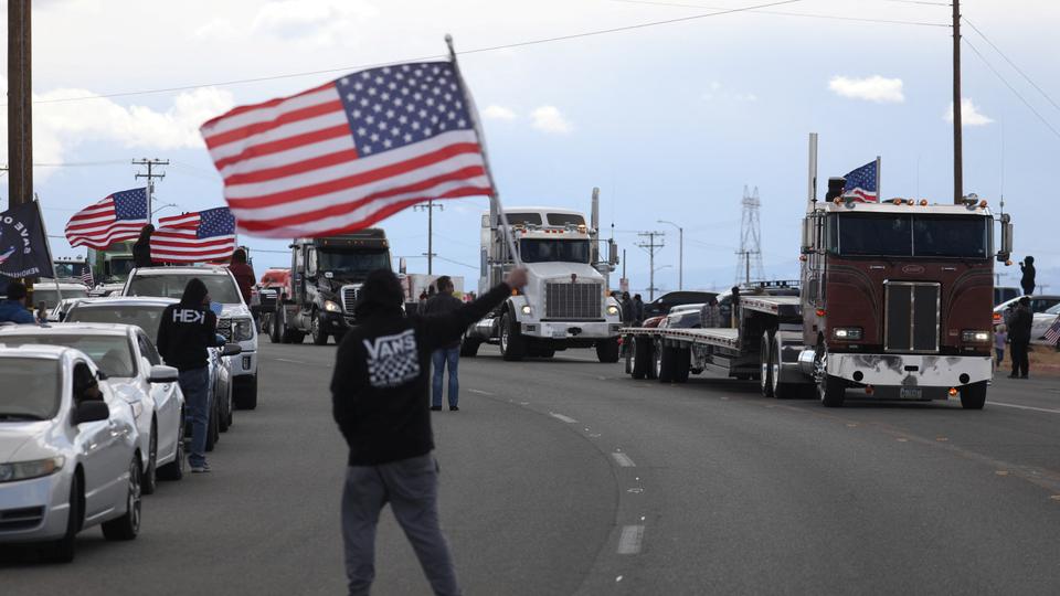 US truckers launch Canadainspired copycat protests against Covid curbs