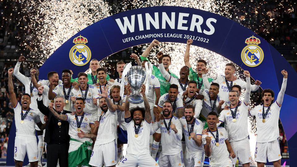 stykke Asien Nuværende Real Madrid win Champions League cup against Liverpool