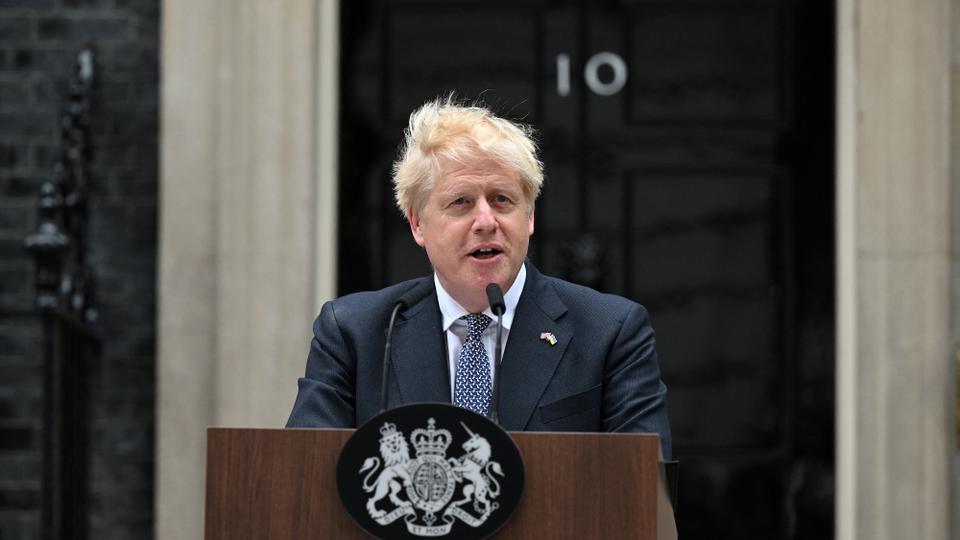 Johnson's resignation will trigger an internal election to pick a new leader of the Conservative party, with a time table for the race expected next week.