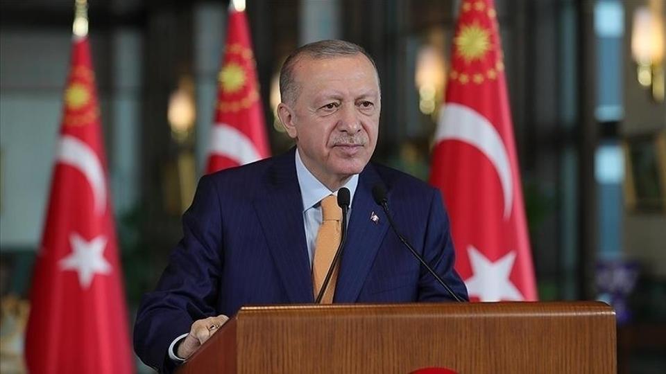 “I salute every member of the nation who protected their homeland, flag, and independence with the utmost caution and valor that night,” Erdogan says.