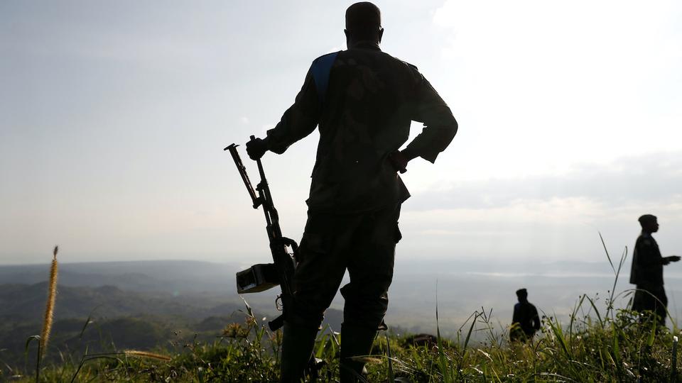 The people were killed by machetes and bullets,  head doctor Jerome Munyambete at a hospital in Oicha.