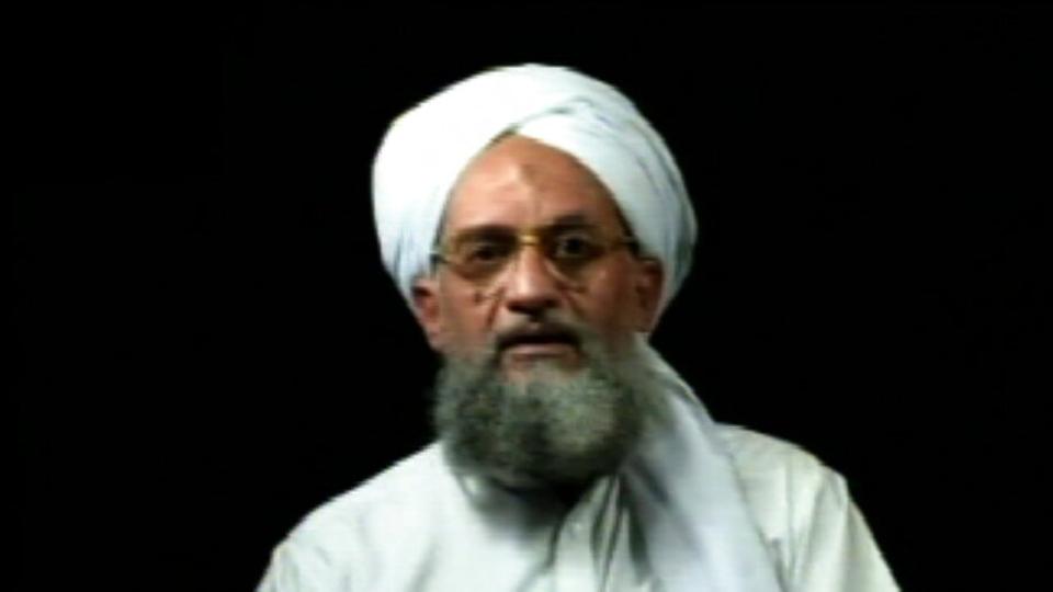 This frame grab from video shows Al Qaeda's leader Ayman al Zawahiri in a video issued Saturday, Sept. 2, 2006.