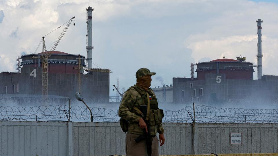 Kiev and Moscow have blamed each other for the attacks on the plant, Europe's largest atomic power complex.