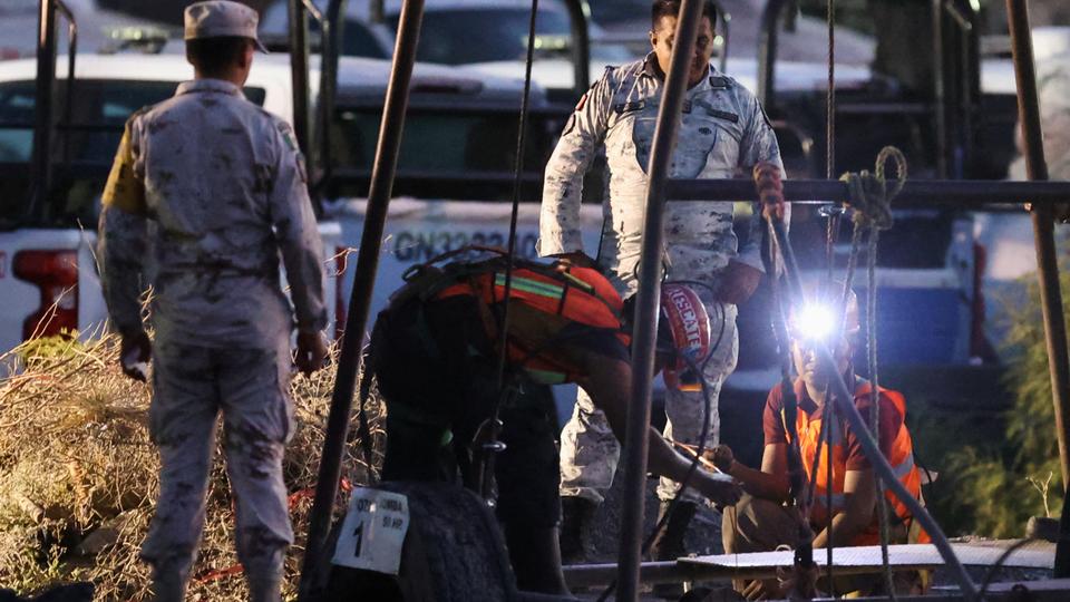 Several hundred rescuers, including soldiers and military scuba divers, are taking part in efforts to save the miners.