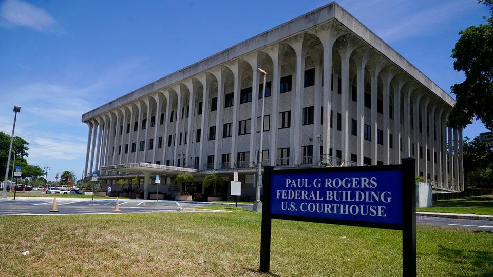 Paul G. Rogers Federal Courthouse is shown Friday, Aug. 12, 2022, in West Palm Beach, Fla.