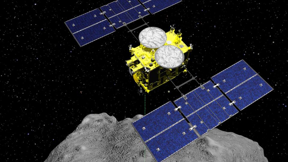 Hayabusa-2 was launched in 2014 on its mission to Ryugu, around 300 million kilometres away, and returned to Earth's orbit two years ago to drop off a capsule containing the sample.