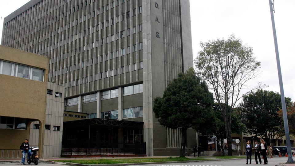 The facade of the national intelligence agency DAS in Bogota November 1, 2011.