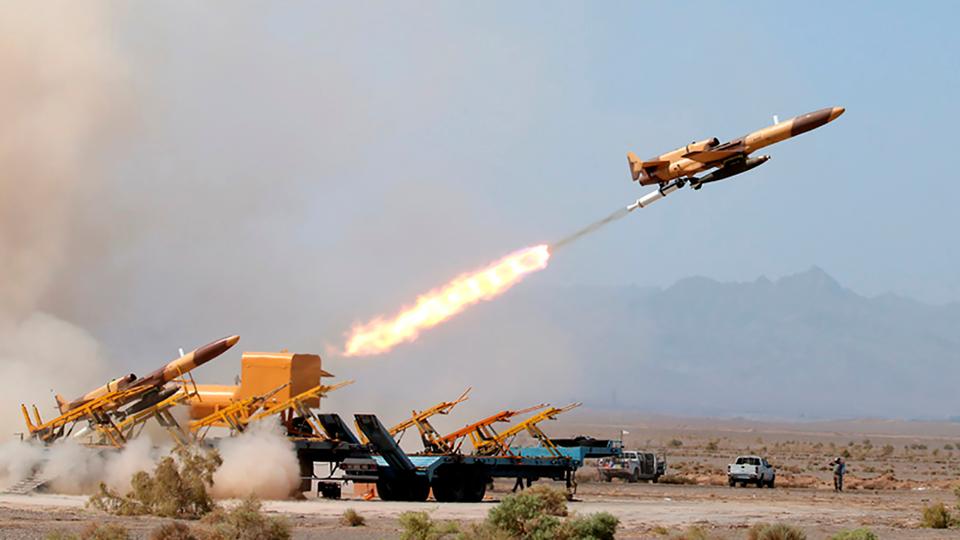 The Biden administration released satellite imagery (not pictured) indicating that Russian officials visited Kashan Airfield on June 8 and July 5 to view the Iranian drones.