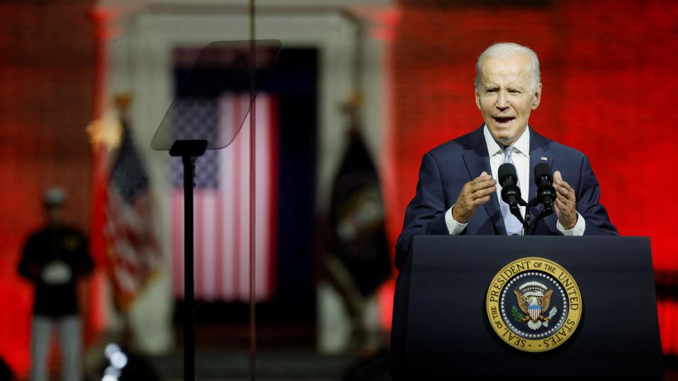 US President Biden delivers remarks on what he calls the 