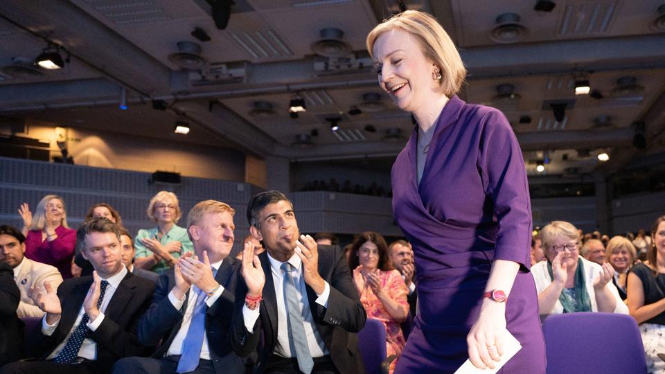 The party said Truss won the votes of around 57 percent of Conservative members, compared with about 43 percent for ex-Treasury chief Rishi Sunak.