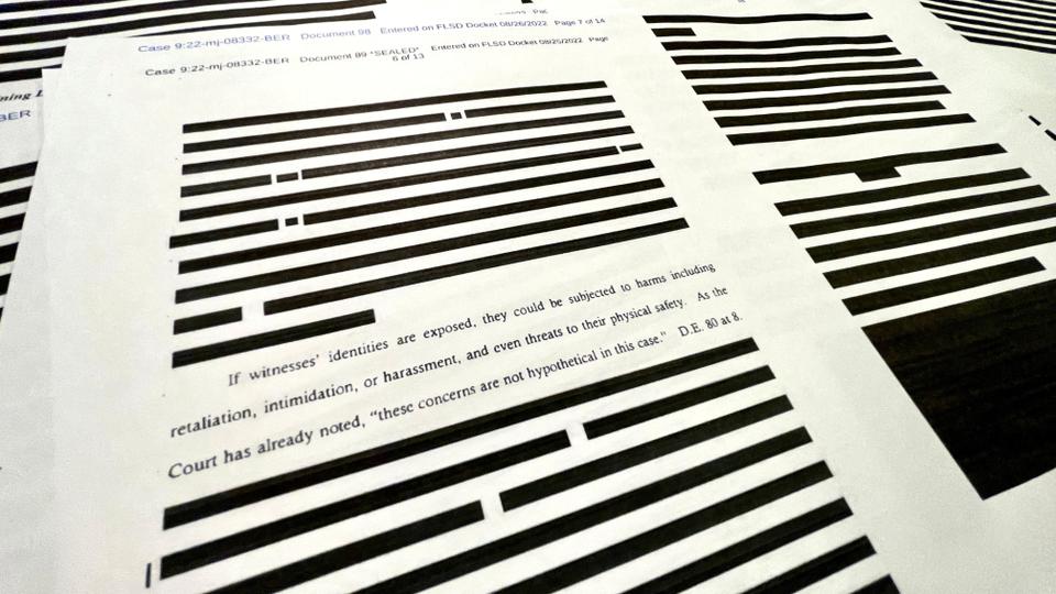 Some of the seized documents detail top-secret US operations that require special clearances, not just top-secret clearance, Washington Post reports.