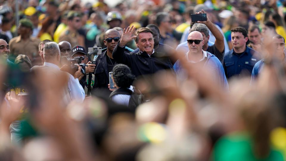 Shortly before his speech, Bolsonaro presided over a military parade celebrating 200 years of Brazil's independence from Portugal.