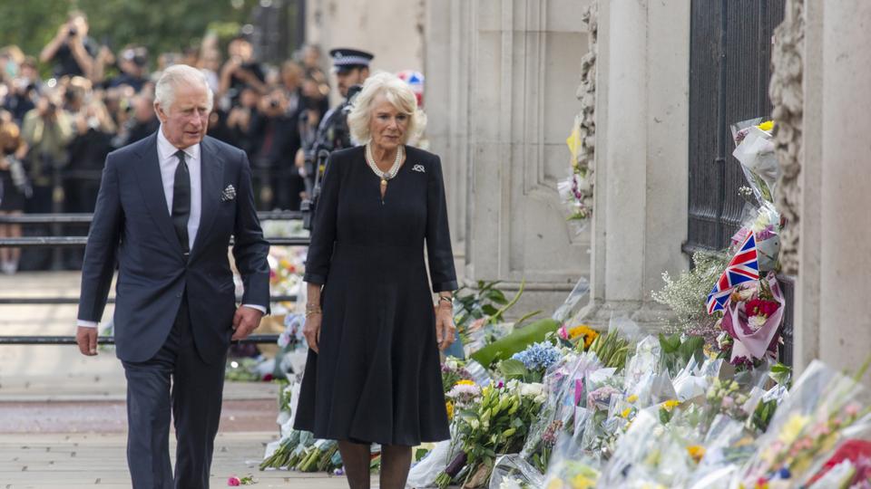 King Charles III was greeted by thousands of well-wishers gathered outside Buckingham Palace as he returned to London following the death of his mother Queen Elizabeth II.