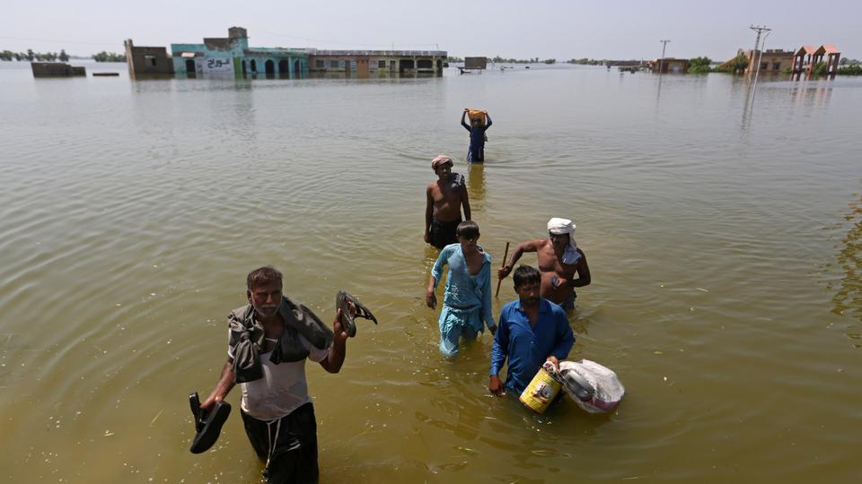 Over 33 million people of the country's 220 million population have been displaced by the latest downpours and flooding.