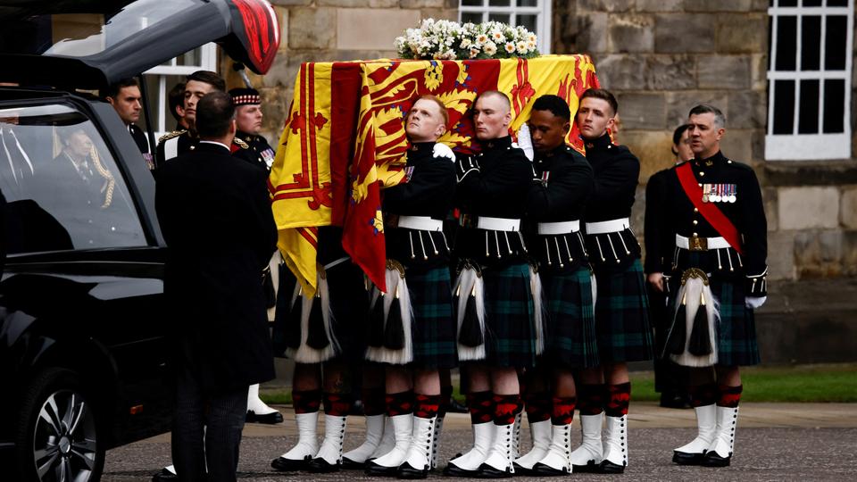 Thousands lined the streets on Sunday to pay their respects as the procession made its journey.