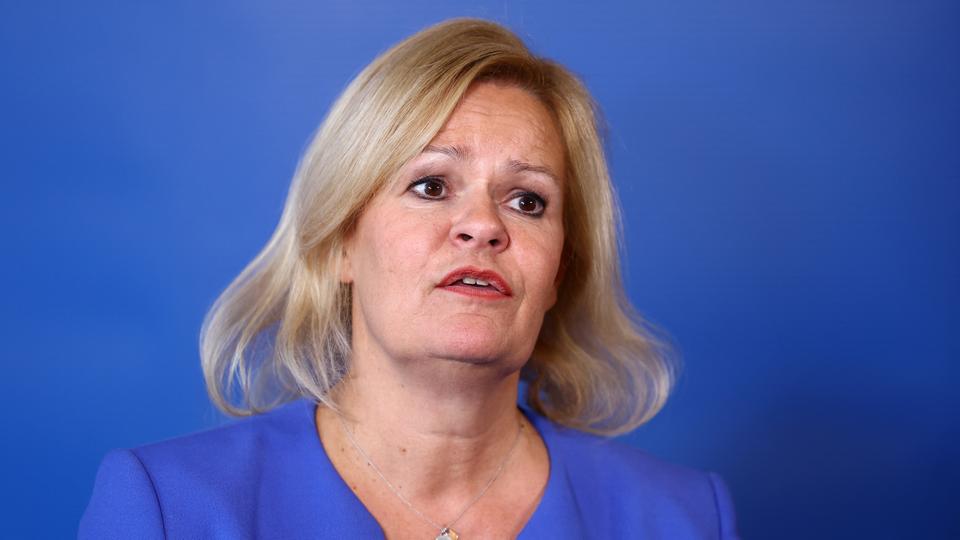 Faeser, in a statement released ahead of her visit with the head of the German football federation, said that the issue of rights would be raised in talks.