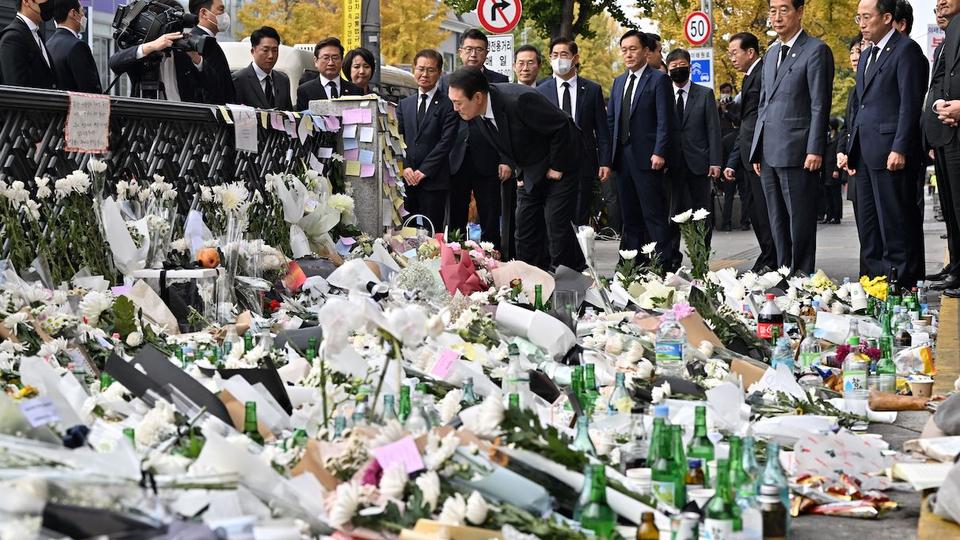 South Korean President Yoon Suk-yeol said the country needed to urgently improve its system for managing large crowds in the wake of the disaster.