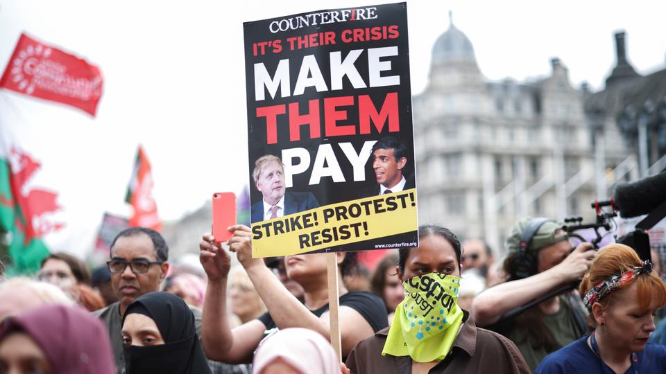 With pay rises failing to keep up with double-digit inflation, nurses, ambulance staff, and rail workers are among those who have staged walk outs