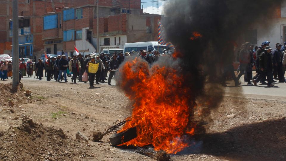 Demonstrations against new President Dina Boluarte resumed last Wednesday in Juliaca