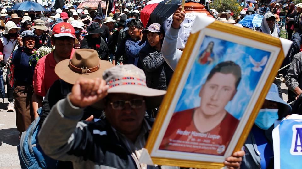 Protesters are calling for resignation of new President Dina Boluarte, quick general elections, a new Constitution and the release of ousted leader Pedro Castillo.