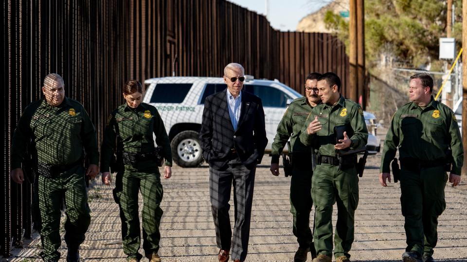 US President Biden visited the US-Mexico border this week prior to the launch of the online appointment system.