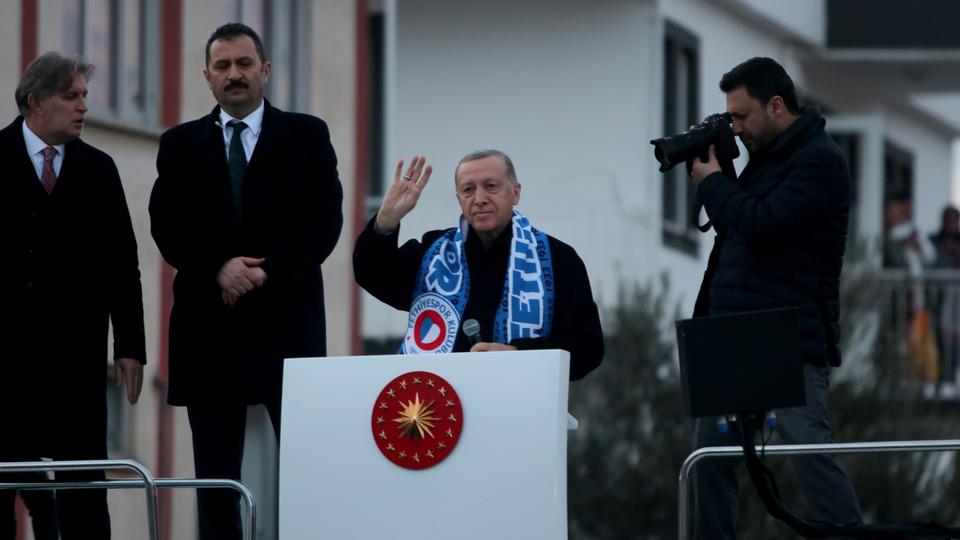 Erdogan says Türkiye's defence industry is growing stronger and that terrorist groups are being 