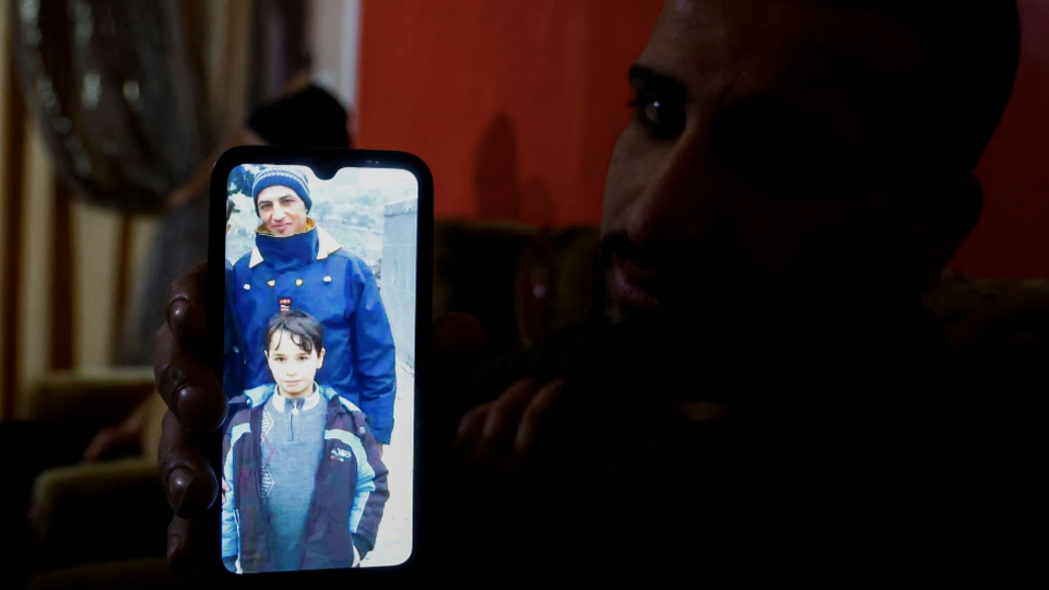 Extended family recognised the Palestinians in a photo showing them buried under the rubble.