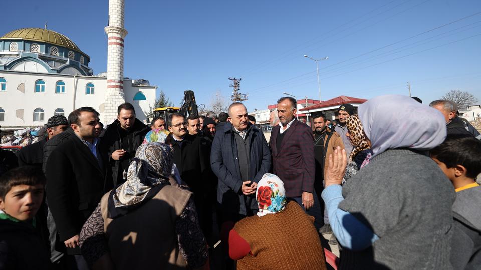 Cavusoglu said President Recep Tayyip Erdogan will again visit the earthquake-hit areas next week.