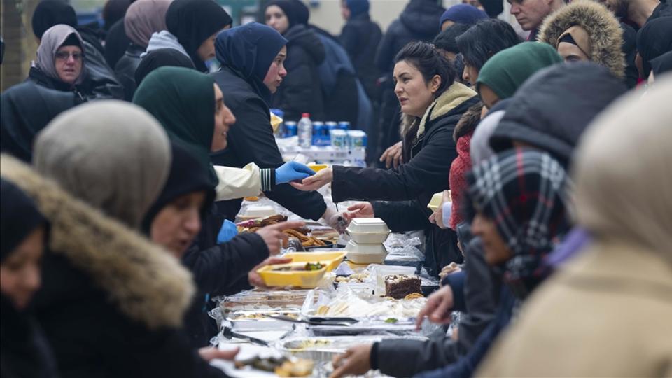 Traditional homemade Turkish food and desserts were sold as part of a fundraising event organised by the Aziziye Mosque in Stoke Newington.