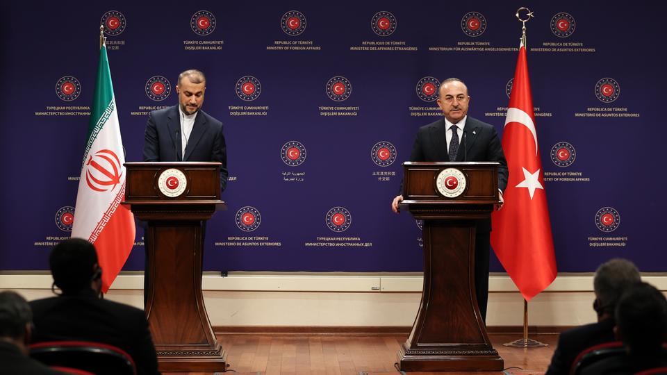 Turkish FM Cavusoglu attended joint news conference with his Iranian counterpart Hossein Amir Abdollahian in the capital Ankara.